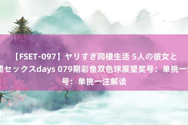 【FSET-097】ヤリすぎ同棲生活 5人の彼女と24時間セックスdays 079期彩鱼双色球展望奖号：单挑一注解读