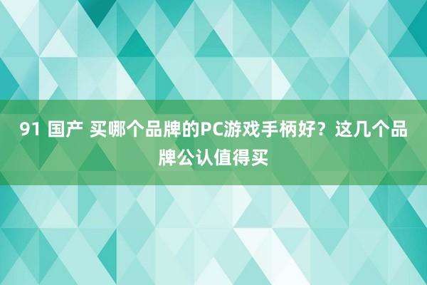 91 国产 买哪个品牌的PC游戏手柄好？这几个品牌公认值得买