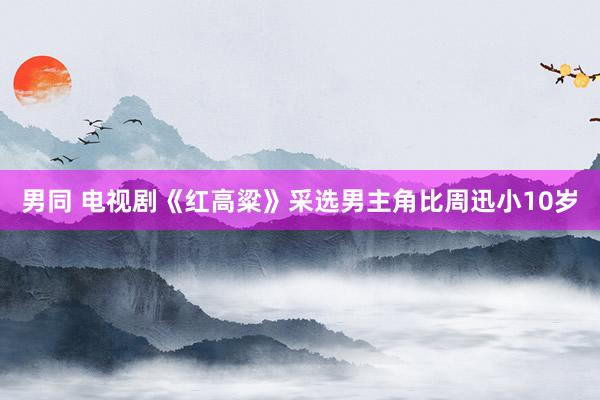 男同 电视剧《红高粱》采选男主角比周迅小10岁